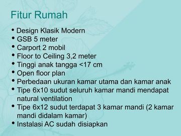 Millennium City type Alton Rumah Modern di Bogor