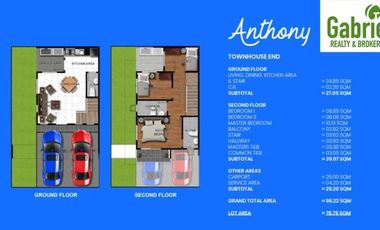 2 Car Garage 3Br Townhouse for Sale in Mactan, Breeza Coves