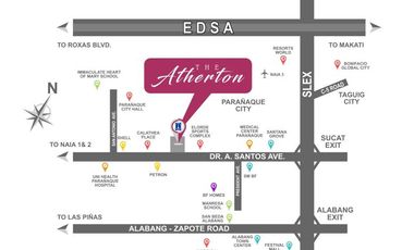 1BR PreSelling Condo in Paranaque near NAIA, The Atherton.