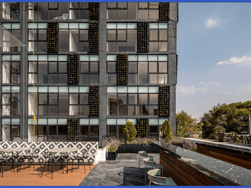 Departamento en venta en la Colonia Roma Sur, CDMX.