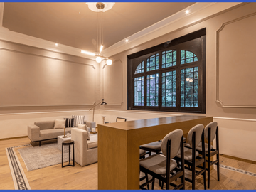 Departamento en venta en la Colonia Roma Sur, CDMX.
