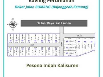 Dekat Jl Raya Kalisuren, Lahan Datar Pas Bangun Rumah