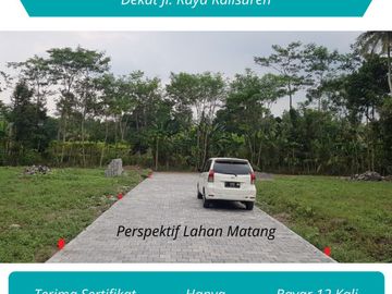 Dekat Jl Raya Kalisuren, Lahan Datar Pas Bangun Rumah