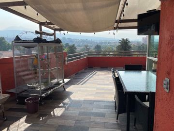 VENTA HERMOSO PENTHOUSE CON ROOF GARADEN EN CLUB DE GOLF MÉXICO, CDMX