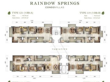 Rainbow Springs Apartemen Lowrise READY Hijau di Gading Serpong