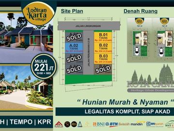Rumah Minimalish Lokasi Utara Prambanan Dekat Exit Toll