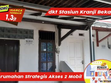 Kontrakan Strategis Kranji Bekasi dkt Stasiun Akses jln 2 mobil