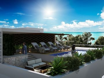 Departamentos en SERENATA, Playa del Carmen, Quintana Roo y Vive en el Caribe