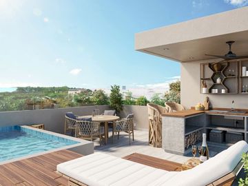 Departamentos en SERENATA, Playa del Carmen, Quintana Roo y Vive en el Caribe
