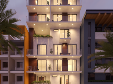 Departamentos en SERENATA, Playa del Carmen, Quintana Roo y Vive en el Caribe