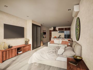 Departamentos en SERENATA, Playa del Carmen, Quintana Roo y Vive en el Caribe