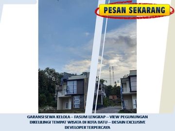Rumah Villa Dijual Di Batu Malang Tipe 75 Bisa Sewa Kelola