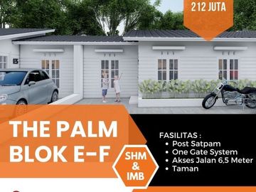 Di jual Rumah dengan harga 212 jt-an di dalam perumahan The Palm