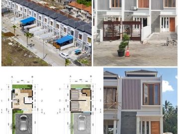 Dijual rumah minimalis di Batuaji, Tabanan. Kawasan perumahan, akses jalan lebar.