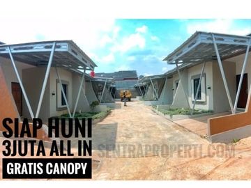 promo unit terakhir rumah cluster tanpa dp dekat stasiun bojonggede bogor