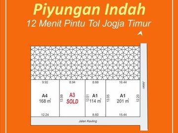 Dijual Tanah Timur Lapangan Jambidan-Bantul, 500 Jt-an, Sertifikat Redy