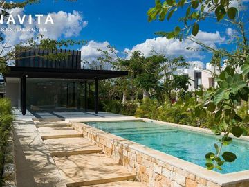 Casa en preventa en privada con amenidades en Santa Gertrudis Copo