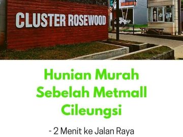 Rumah Cluster Murah Dekat MetMall Cileungsi, Bogor