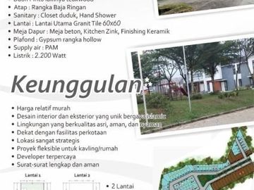 Rumah Cluster Murah Dekat MetMall Cileungsi, Bogor