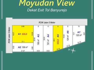 200 Jt-an, Dekat Pintu Tol: Tanah Murah Jogja