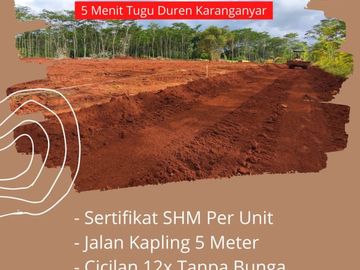 Kapling Dekat Jalan Karanganyar-Doro Pekalongan, SHM Aman, Cicil 12x