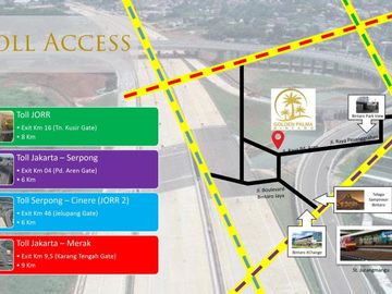 TOWN HOUSE MINIMALIS GOLDEN PALMA BINTARO – HANYA 1 MAN FREE BIAYA – BIAYA!