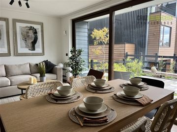 Nueva casa de 3 dormitorios mas estar, en condominio urbano