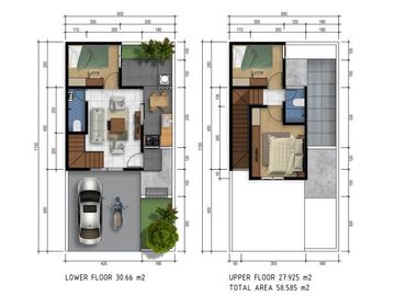 Rumah murah 2 lt 800 jt free biaya2 di Rangkapan Jaya Depok