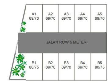 Rumah murah 2 lt 800 jt free biaya2 di Rangkapan Jaya Depok