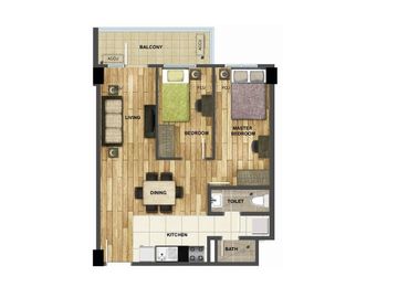 Avida One Antonio 2br medrise RFO  condo for sale in makati near Cash n Carry, Greenbelt and Ayala triangle