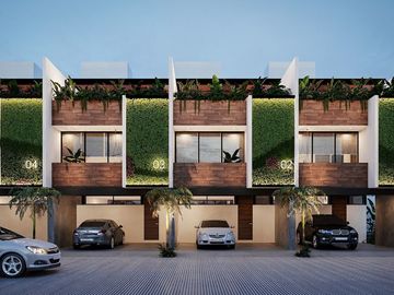 TOWN HOUSE EN VENTA EN RESIDENCIAL SEREMOS DZITYA, MODELO KIMA.