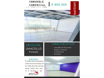 ¡¡¡VENTA!!! INMUEBLE COMERCIAL - UMACOLLO