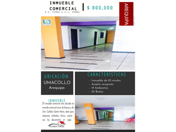 ¡¡¡VENTA!!! INMUEBLE COMERCIAL - UMACOLLO