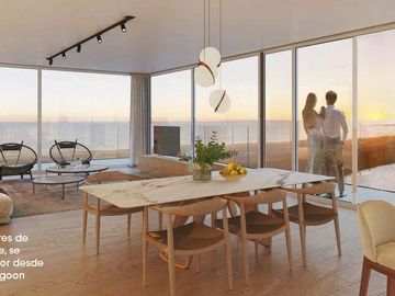 Apartamento 1 dormitorio con terraza en Playa Mansa Parada 39