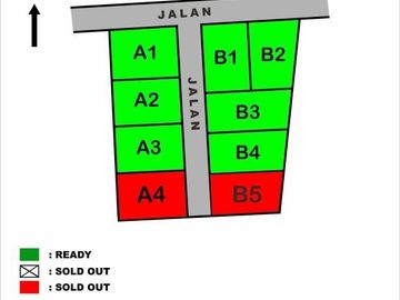Rumah baru dalam perumahan Cluster di Yogyakarta