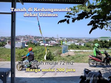 Tanah Kavling Strategis kedungmundu Tembalang, dekat Unimus