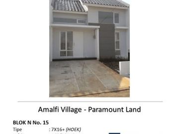 Amalfi Village Rumah Minimalis Ready Stock di Gading Serpong