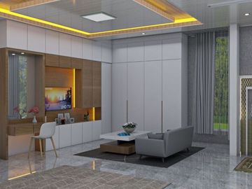 di jual rumah mewah full interior dan isi di jalan cemarah kipas komplek pemda pekanbaru