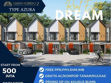 Rumah Murah Cilegon 2 Lantai Sakinah Residence