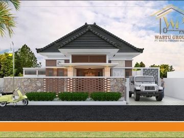 VILLA LUAS KLASIK MODERN DI SLEMAN NYAMAN NUANSA ASRI