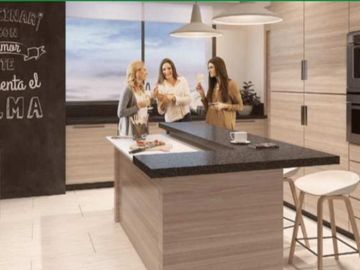 Penthouse con terraza, sala de tv, cuarto de servicio con baño, alberca, gimnasi