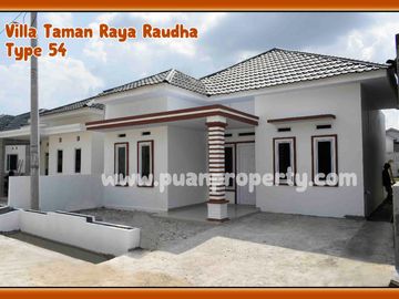 di jual rumah cluster siap huni lokasi belakang jumbo mart kota pekanbaru