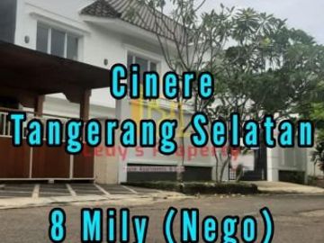 Hunian 3 lt dalam komplek dengan lingkungan asri nan sejuk di cinere