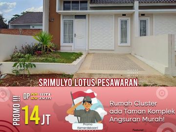 rumah Murah Pesawaran lingkungan asri dan view gunung