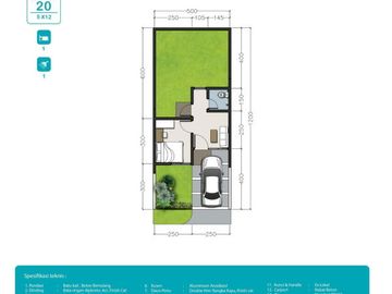 Cluster Batur @Telaga Legok Desain Modern di Legok Tangerang