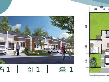Cluster Batur @Telaga Legok Desain Modern di Legok Tangerang
