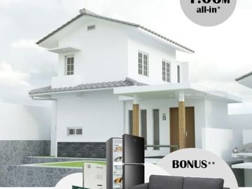 Bonus Furnish LIMITED Rumah Jepang 2LT di Cimahi Cipageran Jarang Ada