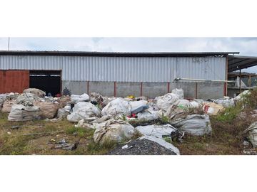 VENDO TERRENO MAS GALPON VIA GUAYAQUIL-NOBOL