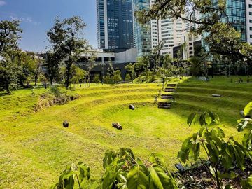 Departamento con 40,000 m2 de areas verdes, con casa club, cine,  canchas deport