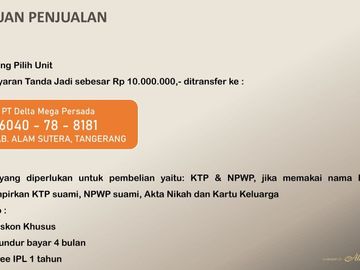 Cluster Alam Signature Rumah Millennial 2 Lantai di Suvarna Sutera